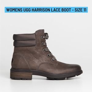 WOMENS UGG HARRISON LACE BOOT - size 11